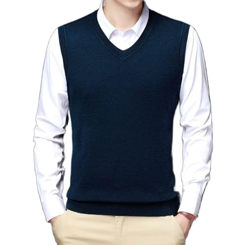 Gilet tricoté pour homme, la solution sans manches anti-froid pour porter sous une veste