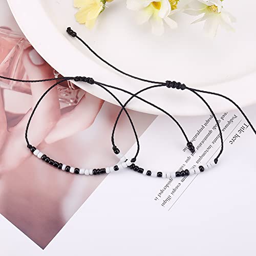 Best Friend Bracelets Couples Bracelets For 2 Matching Yin Yang His And Her Lover Bracelet Jewelry For Bff Friendship Relationship Boyfriend Girlfriend Valentines Gift (I Love You) #TOP5