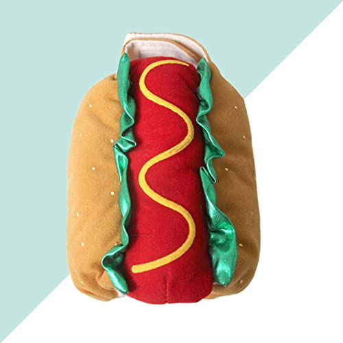 Disfraz divertido para perro Hot Dog tamaño XS miniatura 4