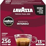 pétéchies ASSEMBLAGE: Les capsules A Modo Mio Espresso Intenso de Lavazza sont composées de café Arabica et Robusta d'Asie du Sud-Est, du Brésil et d'Inde