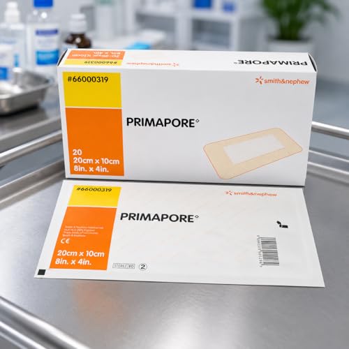 Image of Non -Woven Adhesive Wound Dressing with Absorbent Pad Pack of 5 (10 x 20 CM)