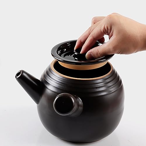 GFHVDC Chinese Medicine Cooker 2L Ceramic Pot Kettle