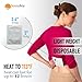 SunnyBay Adhesive Heat Patches for Neck, Knee, and Upper or Lower Back, Air-Activated Heat Pads for Menstrual Cramps, Stiffness, Sprains, and More, Stick to Clothing, 5x3 inches, 30 Count