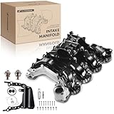 A-Premium Engine Intake Manifold Assembly W/Thermostat & Gasket [SOHC, 8Cyl 4.6L] Compatible with Ford E-150 2010-2014, E-250 2010-2014, F-150 2009-2010, Lobo 2009-2010