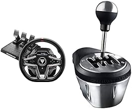 Thrustmaster T248, Racing Wheel & Magnetic Pedals, Magnetic Paddle Shifters, Dynamic Force Feedback, Screen w/Racing Information (PS5, PS4, PC) + TH8A Shifter (PS5, PS4, XBOX Series X/S, One, PC)