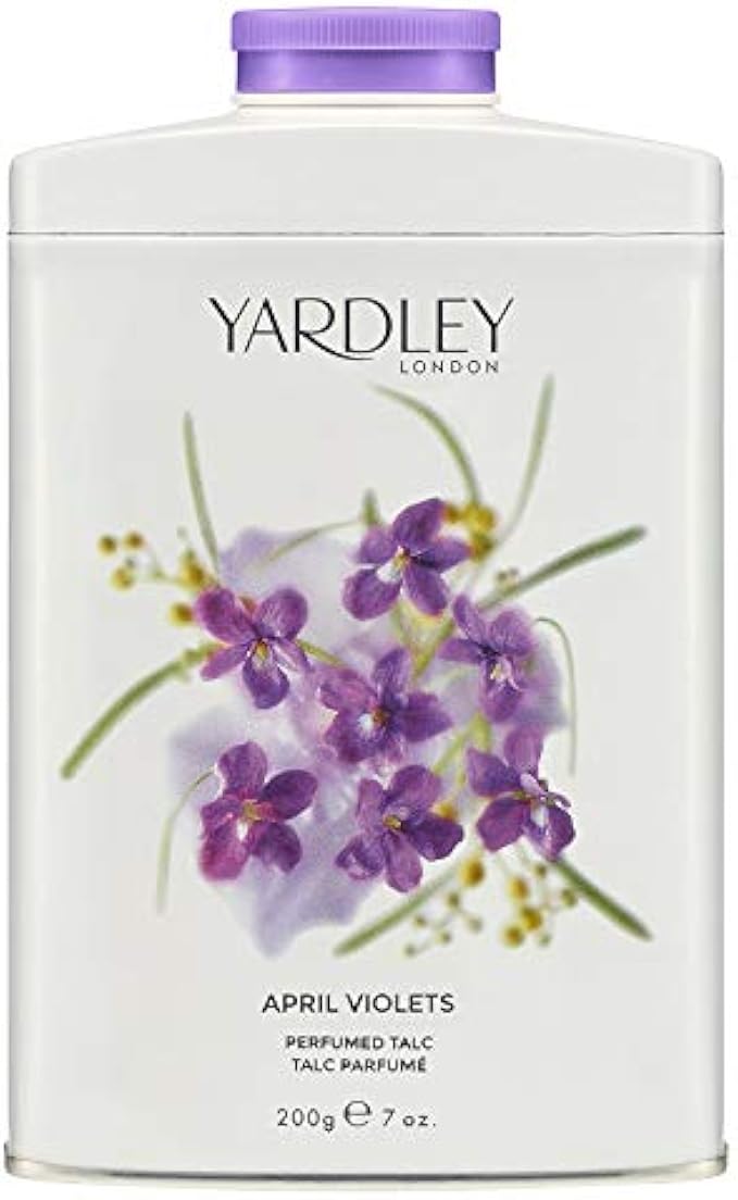 Yardley London April Violets Perfumed Talc 7 oz