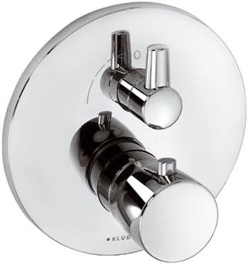 Balance 528350575 Flush Mounted Shower Thermostat Fitting Fine Construction Set with Functional Unit Chrome