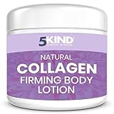 5KIND pflegende Körpercreme mit Collagen und Kakaobutter Feuchtigkeitsspendend regenerierend und straffend mit natürlichen Ölen für wunderschöne glatte strahlende Haut - Zieht schnell ein