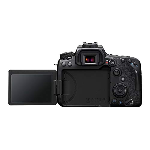 Canon Câmera DSLR [EOS 90D] com EF-S 18-55 é Kit de lentes STM, Wi-Fi integrado, CMOS AF Dual Pixel