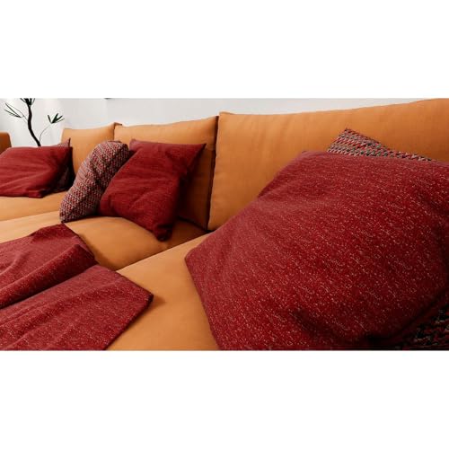 Tecido Para Sofá e Estofado Linho Monza 23 Cambraia Caramelo - Largura 1,40m Monza-23