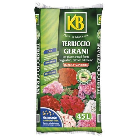 Kb Terriccio Gerani E Piante Fiorite Premium
