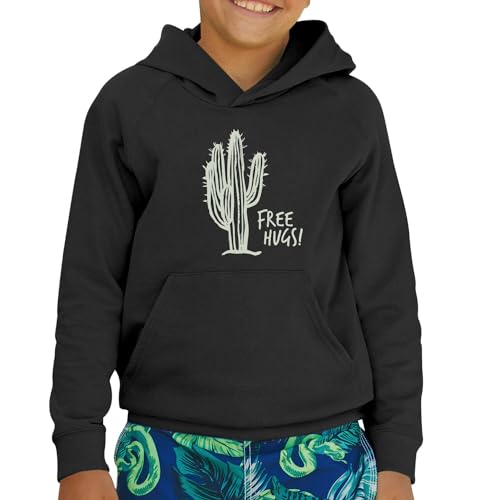 Sweat à capuche enfant cactus imprimé premium ultra doux - 2
