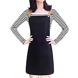 LOYGLIF Apron for Women with Adjustable Straps and Pockets, Canvas Cotton Cooking Kitchen Chef Hairs