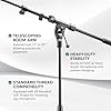 K&M König & Meyer 21090.500.55 Tripod Microphone Stand | Adjustable Telescoping 2-Piece Boom Arm | Professional Grade | Heavy Duty with Folding Leg Base | German Made Black #1