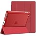 Price comparison product image JETech Case Compatible with iPad 2 3 4 (2012/2011 Model), Smart Cover with Auto Sleep/Wake (Red)