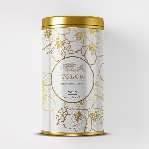 Image of TGL Co.Jasmine Green Tea Infusion (50G Tin Can)|Rich in Anti Oxidant | Refreshing | No Artificial flavor | Improve Digestion