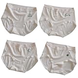 egen Women’s Panties Soft Breathable Cute Briefs Stretchy Comfortable Ladies Girls Kawaii Underwear Multipack 4/5 Pack (Briefs - 4 Pack - 1)