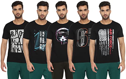 Image of Ap'pulse Men's Printed Short Sleeve Sport Tshirt Combo Pack