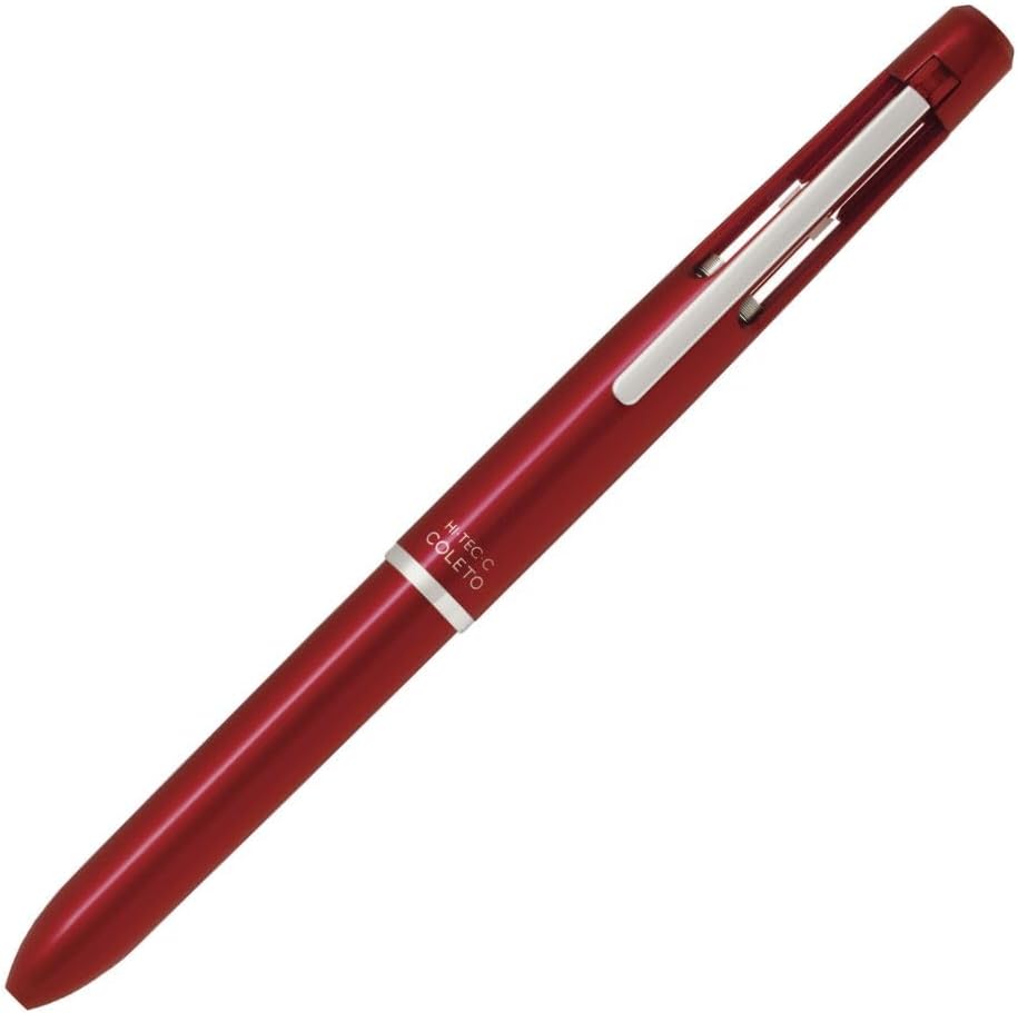 Pilot Multi-Pen Body, Hi-Tec-C Coleto 1000, Red Body (LHKC-1SC-R)