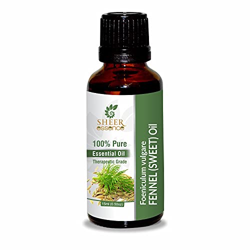 Huile essentielle de fenouil doux pure pour soin cheveux et aromathérapie
