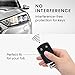 kwmobile Car Key Cover Compatible with Audi 3 Button Car Key Smart Key (only Keyless Go) Key Cover - Silicone Protective Car Key Fob Case - Light Blue/Black