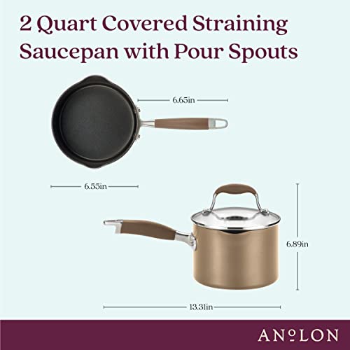 Anolon Advanced Home 2-quart Bronze thumbnail 2