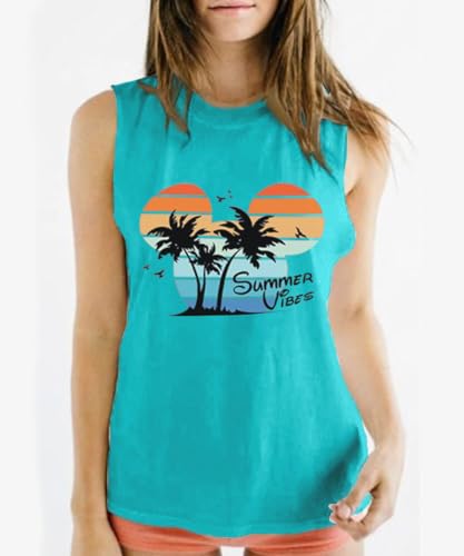 Image of Vacay Mode T Shirts for Women Summer Beach Hawaii Vacation Short Sleeve Tops Holiday Cruise Getaway T Shirts