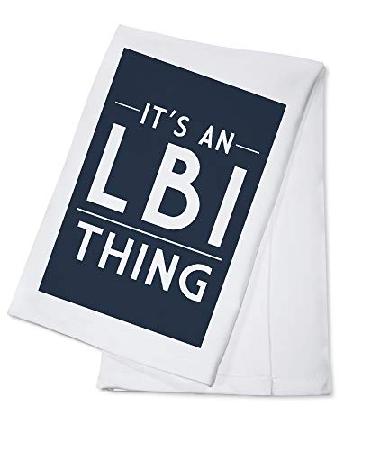 Long Beach Island, New Jersey, It's an LBI Thing, Simply Said (100% Cotton Kitchen Towel)