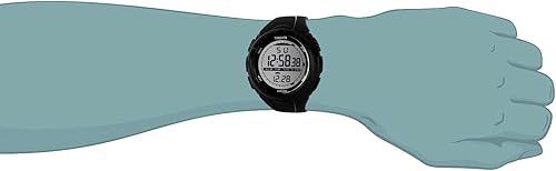 Miniatura 5 de Reloj deportivo digital para hombre, resistente al agua, retroiluminación electrónica para exteriores, multifunción, alarma 1224H, cronómetro, 164