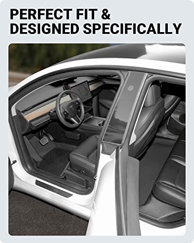 Basenor 10Pcs Tesla Model Y Floor Mats 3D Full Set Liners All-Weather Anti-Slip Waterproof Frunk & Trunk Mat Accessories Compatible With 5 Seat Model Y #TOP2