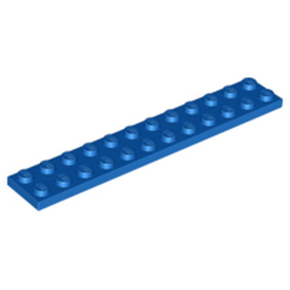 LEGO Plate 2 x 12, Part 2445, Part 2445, Choose Your Colour (Blue, 2, Bricks)