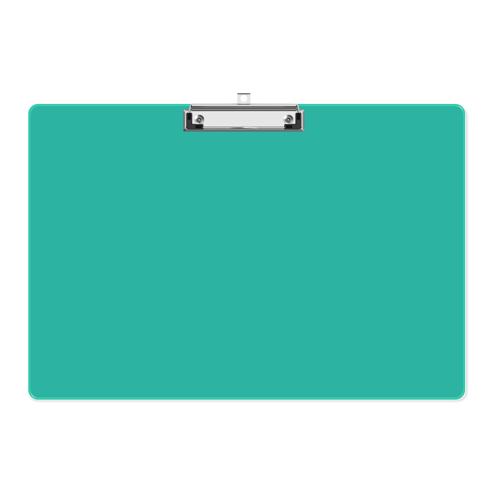 Juvealoe Extra Large Clipboard, 11 x 17 Green Plastic Drawing Boards, Horizontal Clip Board, Landscape Layout, Suitable for Sketching, Watercolor.