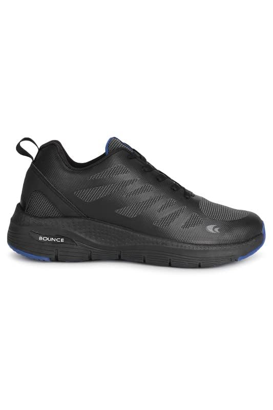 Image of Allen Cooper Training,Road Running,Cricket,Gym,Sports Comfortable Extra Max Cusion with Memory Foam Insole Running Shoes for Men(462 Deepblack /Grey-Sizes 6,7,8,9,10)