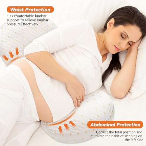 YLMXBZZ Travesseiro de gravidez para dormir, travesseiro de maternidade para mulheres grávidas – sup