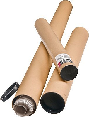 Unipapel 29861S - Tubo cartón para envíos, 80 mm, A2/A1
