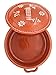 Portuguese Pottery Glazed Clay Cooking Pot With Lid Terracotta Casserole Cazuela (7 Quarts)