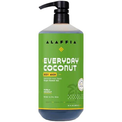 Alaffia Body Wash, EveryDay Coconut – Purely Coconut Gentle Skin