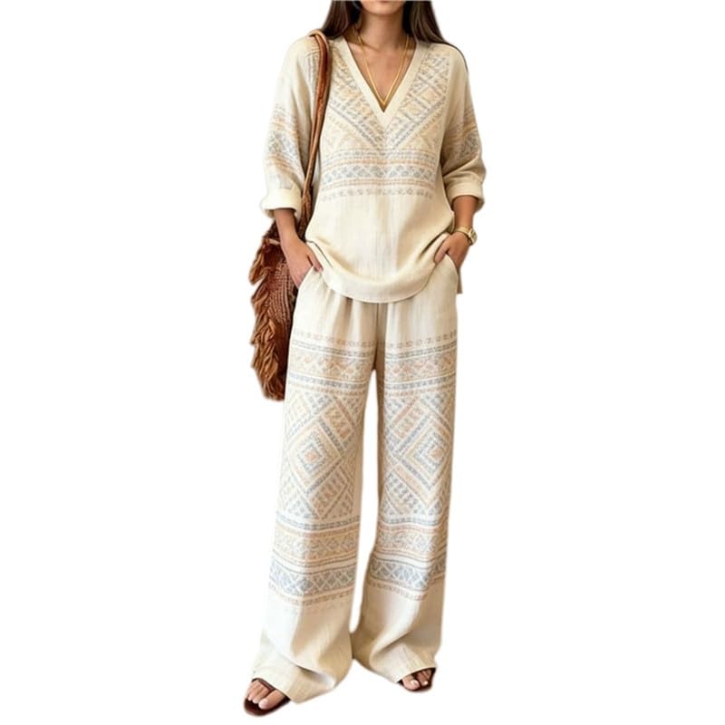 Blouse et pantalons palazzo relax pour en finir avec les vêtements serrés