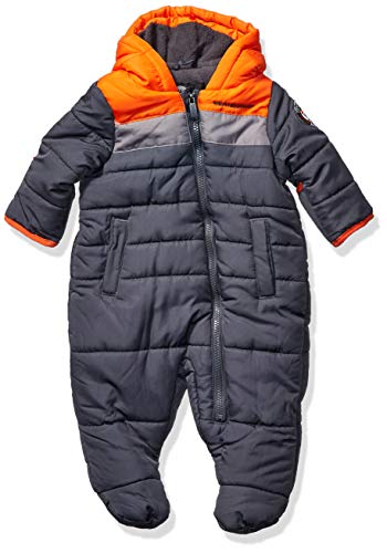 Weatherproof Baby Boys' Double Zip Animal Ear Hooded Pram