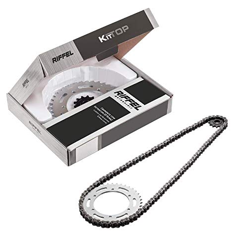 Kit Relação Transmissão Yamaha Fazer 250 2018 até 2020 com Retentor (O-ring) TOP Aço 1045 Riffel 914