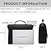 Laptop-Briefacse-for-Women-Men 15.6 Inch Business Computer-Bags Messenger-Bag Work-Tote-Bag Unisex Satchel Bag for Work Office Business Travel,black