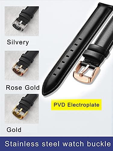 LXFFCOK Qualidade Genuine Leather Watch Band 13mm 14mm 16mm 17mm 18mm 20mm homens Watchbands para DW