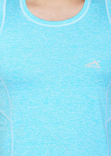 Image of Vector X OMT-199 Men Sleeveless Tshirt, Textured Vest for Men, Polyester Sando for Gym, Cycling, Running, & Other Sports