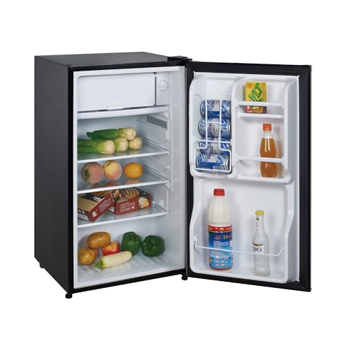 Image of Magic Chef 3.5 cu. ft. Mini Refrigerator in Black with Freezer Section