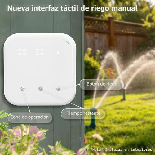 Miniatura 4 de Controlador De Riego Inteligente Netro Spark Con Wifi, Previsión Meteorológica, Acceso Remoto 16 Zonas