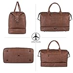 Weekender Overnight Bag Carry On Bag Travel Bag with Shoe Pouch - Image 5