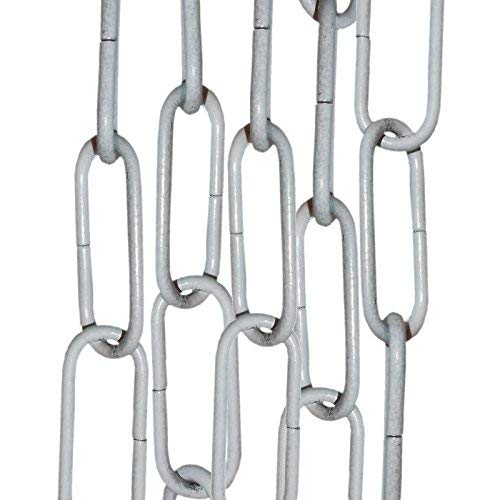 Art Deco Emporium White (Powder Coated) Lighting Pendant, Mirror Or Picture Suspension Chain In White Finish Priced Per 50Cm