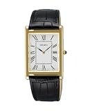 Seiko Orologio analogico da uomo con cinturino in pelle SWR104P1