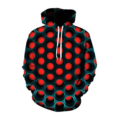 Sweat à capuche géométrique 3D chaud et résistant pour l'hiver urbain - 3