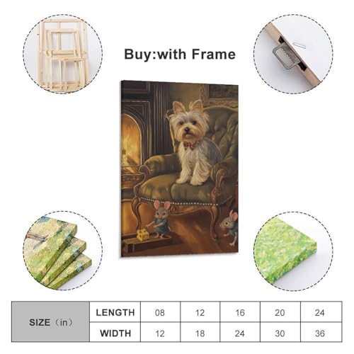 Impression sur toile premium de Yorkshire pour mur chic